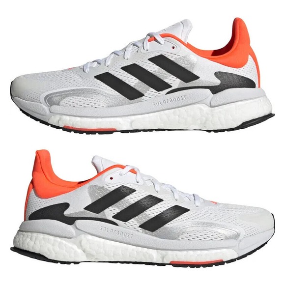 NIB Adidas Solar Boost 3 M Running Shoes Men S42994 Ftwr White/Core Black SIZE 9 - Picture 9 of 9